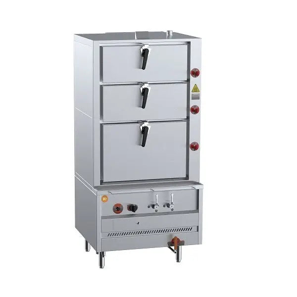 B+S K+ DSK-3 Triple Deck Steamer Including Filter Mattys