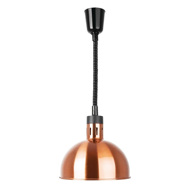 Benchtop Apuro Retractable Dome Heat Shade Copper Finish - DY460-A Apuro