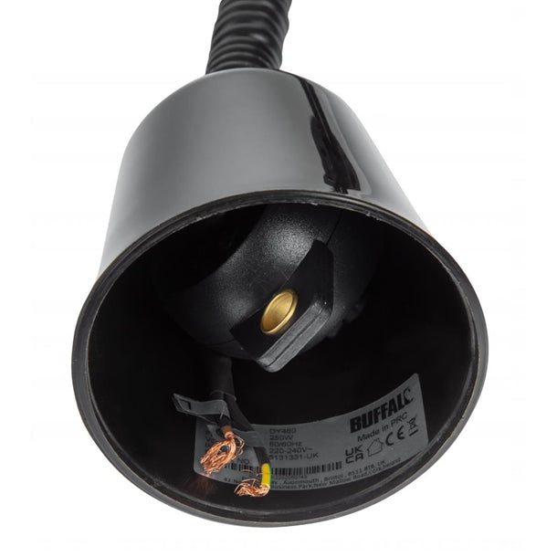 Benchtop Apuro Retractable Dome Heat Shade Copper Finish - DY460-A Apuro