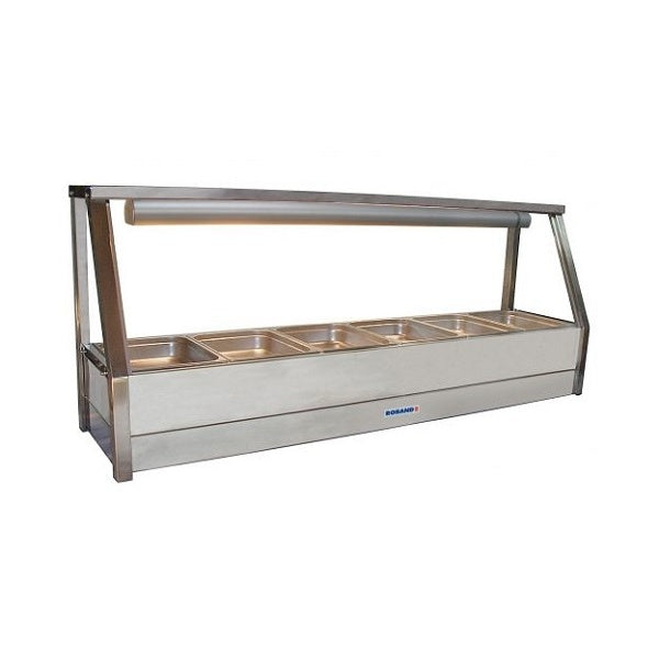 Roband E16RD Straight Glass Hot Food Display Bar Mattys
