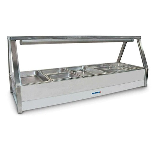 Roband E25 Double Row Hot Food Display - 1680mm Mattys