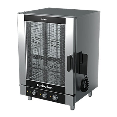 Turbofan Full Size 10 Tray Manual Electric Combi Oven EC40M10