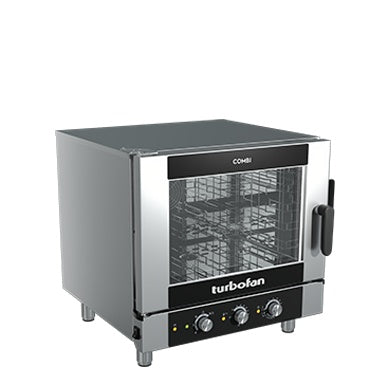 Turbofan Full Size 5 Tray Manual Electric Combi Oven EC40M5