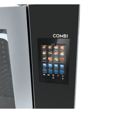 Turbofan Full Size 40 Tray Touch Electric Combi Oven EC40T40