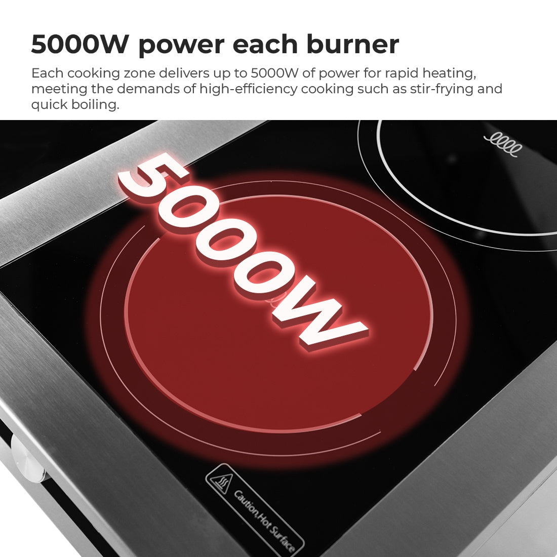 ElectMax 900 Series Induction 4 Burner Cooker with Splashback EIC9-800P Electmax