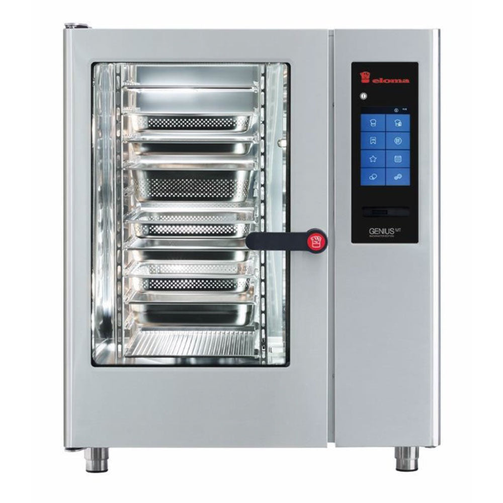 Eloma 10 X 1/1GN ELECTRIC COMBI OVEN WITH MULTITOUCH CONTROLS AND LEFT HAND HINGED DOOR - EL1113024-2A Mattys
