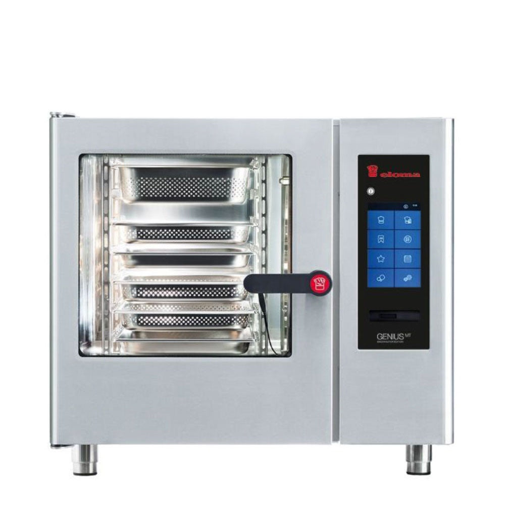 Eloma 6 X 1/1GN ELECTRIC COMBI OVEN WITH MULTITOUCH CONTROLS AND LEFT HAND HINGED DOOR - EL6113029-2A Mattys