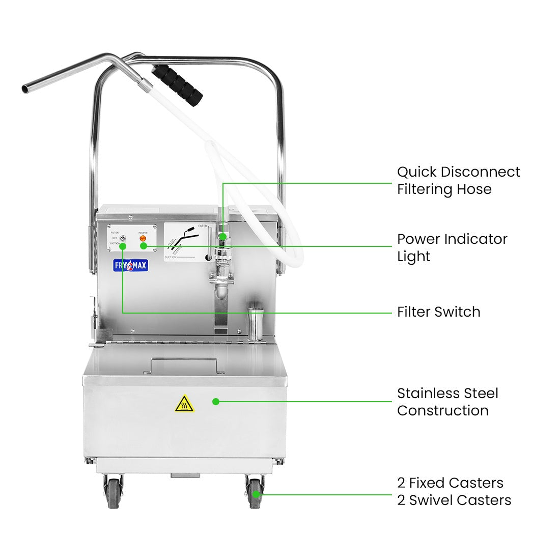 FryMax 42L Electric Oil Filter Machine EOF-42 Frymax