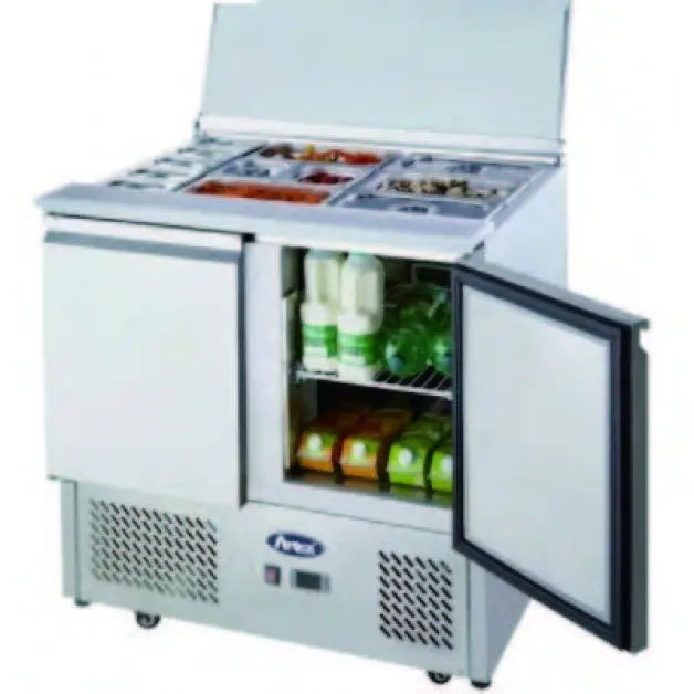 Atosa Two Doors Sliding Lid Saladette 900mm - ESL3800 Mattys