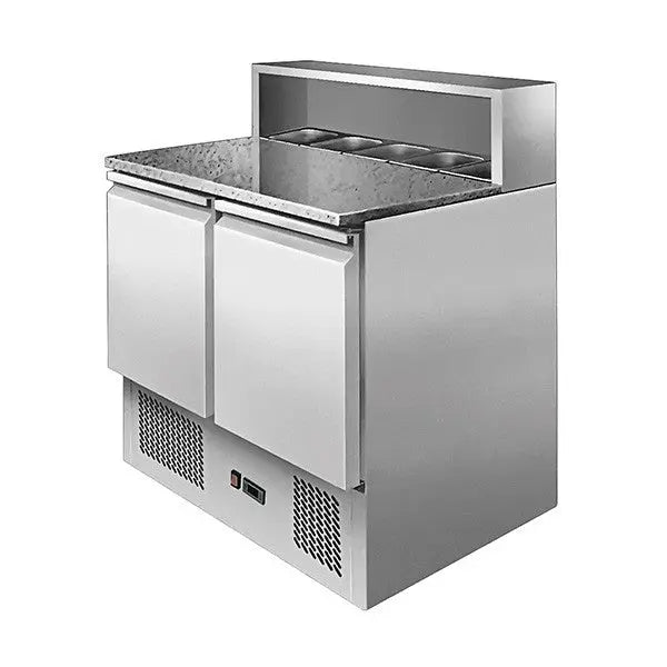 Atosa Two Doors Pizzatable Marble Saladette 900mm - ESL3831 Mattys
