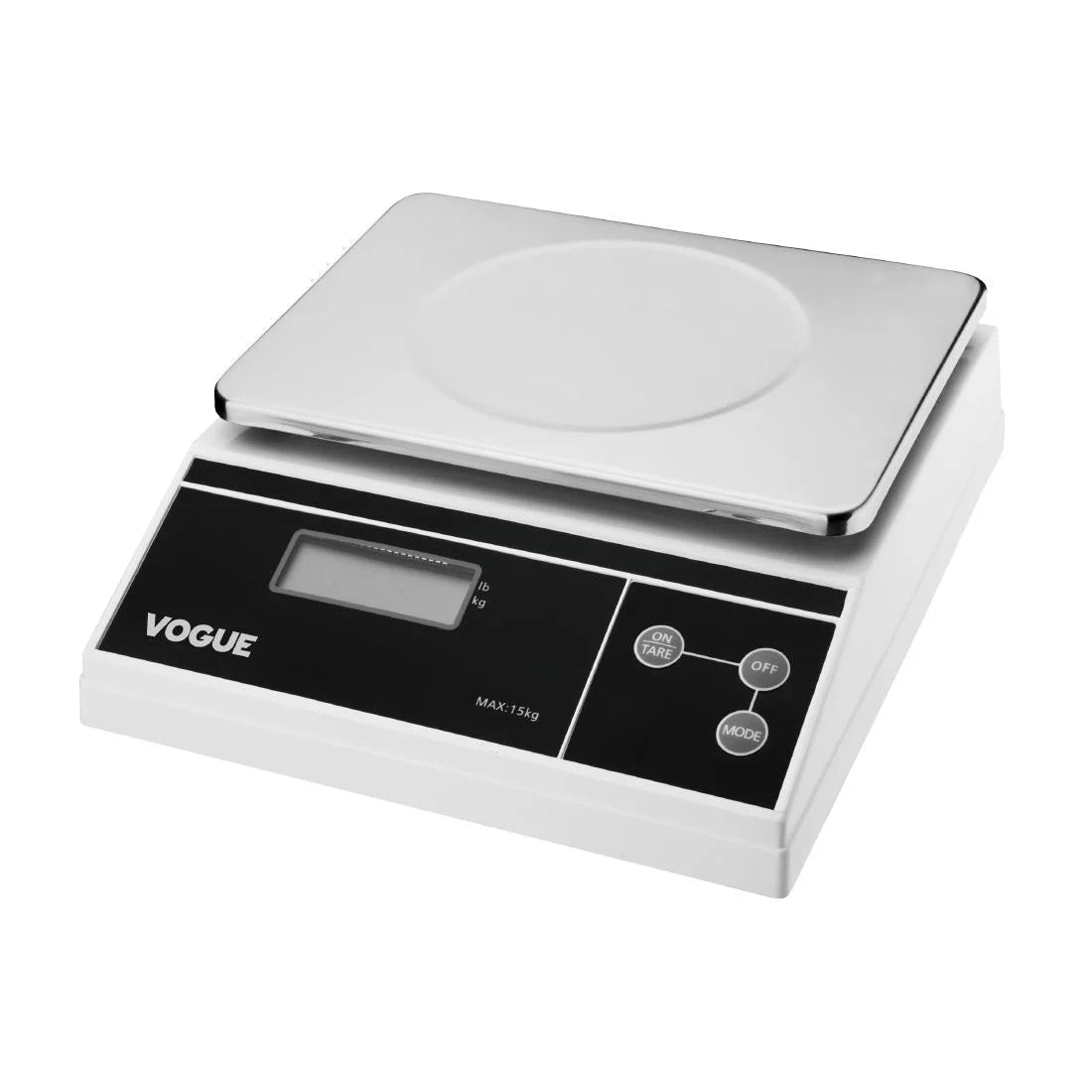 EDLP - Vogue Digital Platform Scale (Not Gov Stamped) 15kg Grad. 5g kg/lbs F178-A Mattys