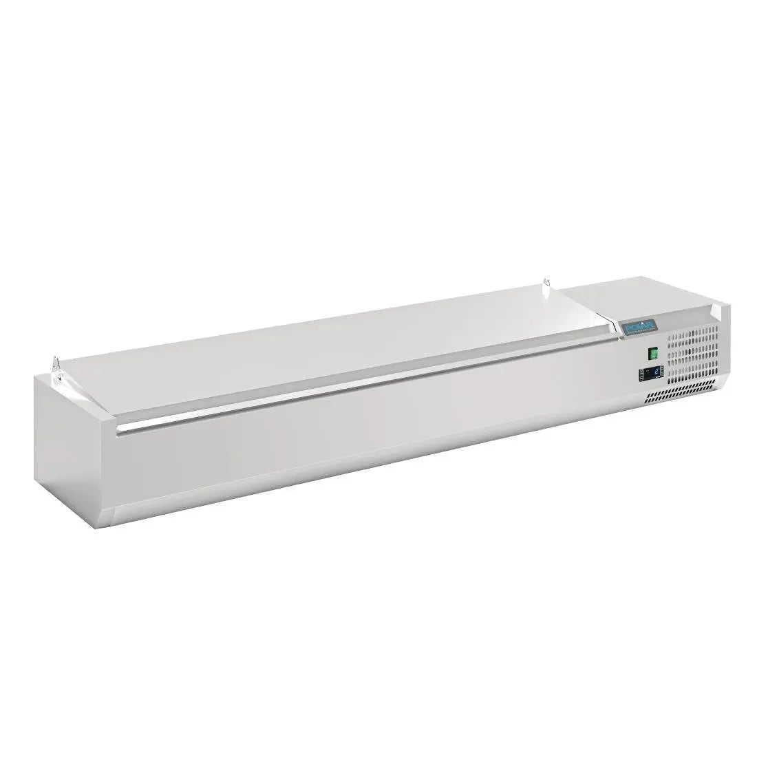 Polar G-Series Countertop Prep Fridge with Lid 8x 1/4GN with Hard Stainless Lid FA856-A Mattys