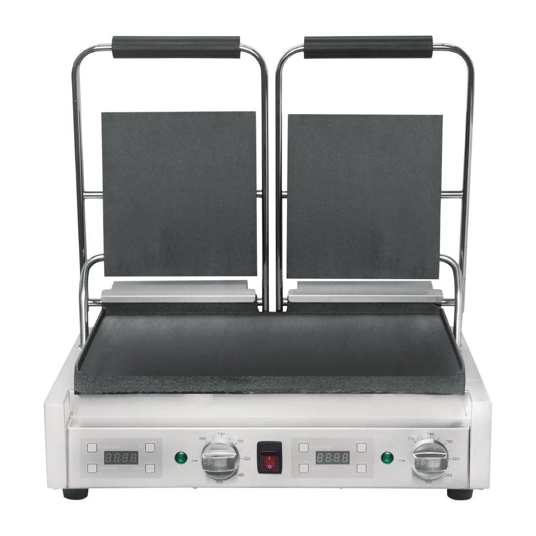 Apuro Double Contact Grill Flat Plates with Timer FC384-A Mattys
