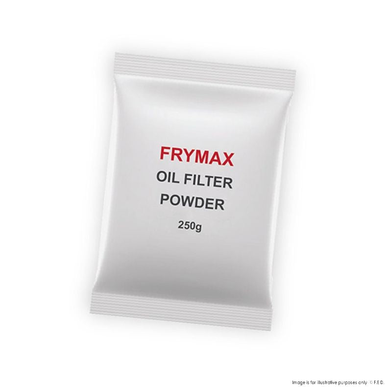 F.E.D Cleaning Products Frymax Oil Filter Powder 50 250g Satchels - FM-PD50/250G Mattys