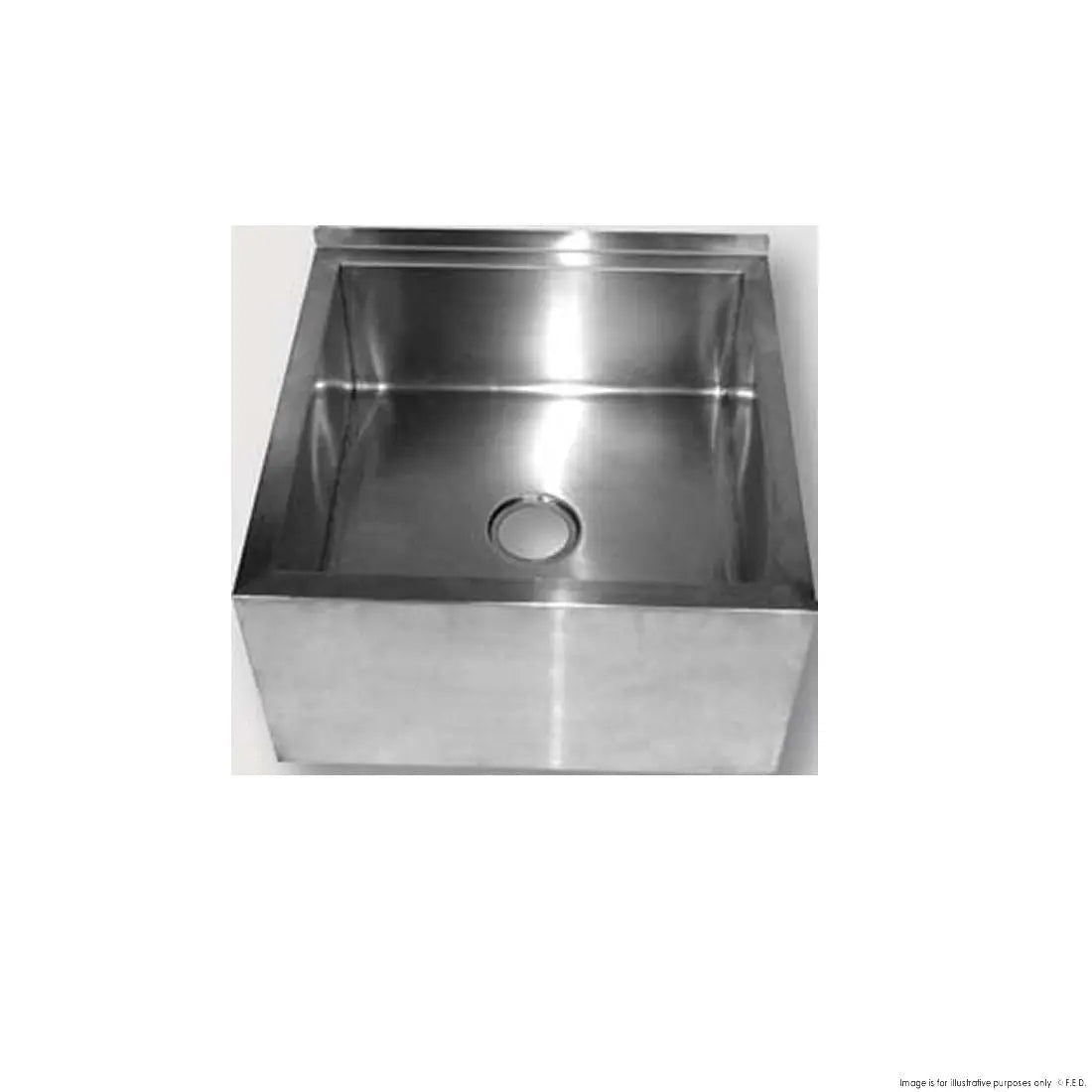 Sinks F.E.D. Modular systems FMSH Stainless Steel Floor Mop Sink Mattys