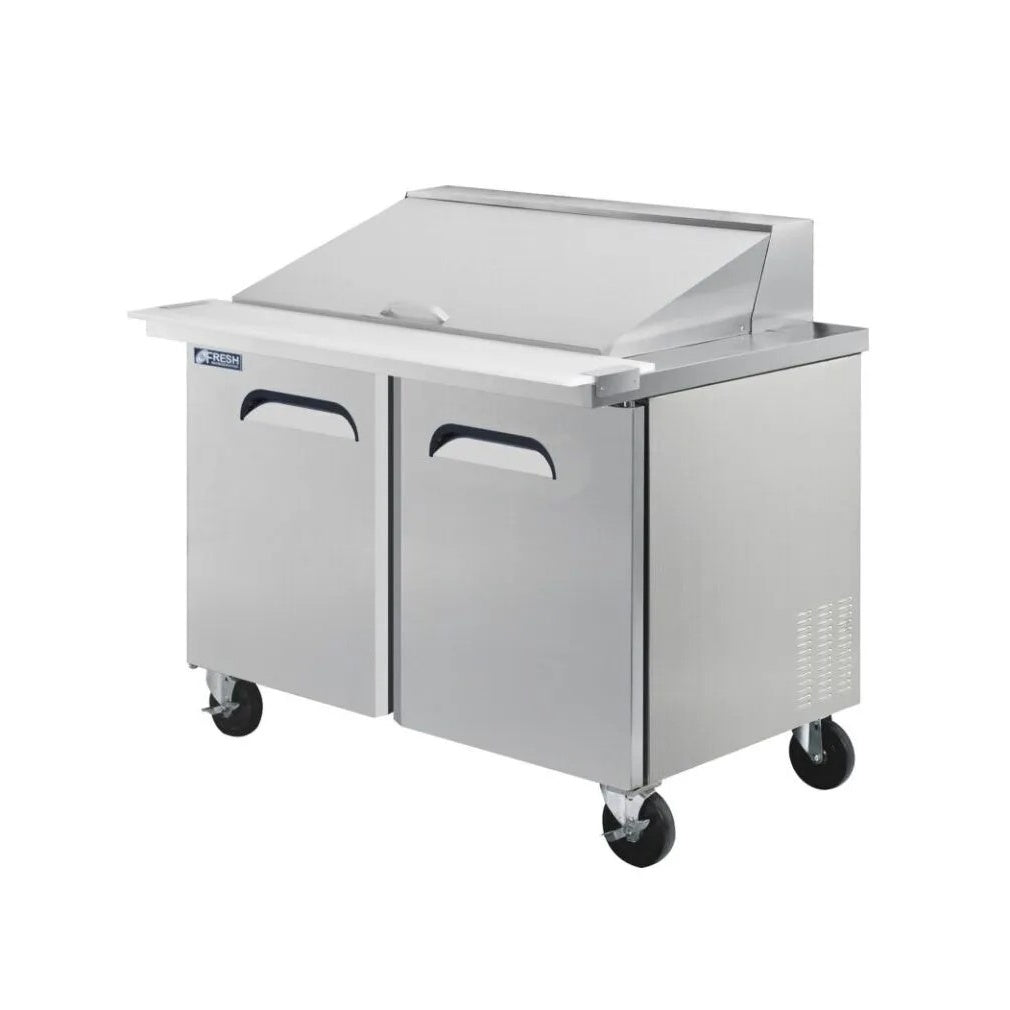 FRESH MEGATOP SANDWICH PREP FRIDGE 2 DOORS - FMU-48 Mattys