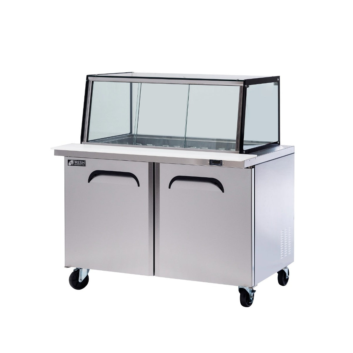 Fresh FMU-48GC – Glass Canopy Noodle Bar Salad 1227mm Wide 345L Mattys