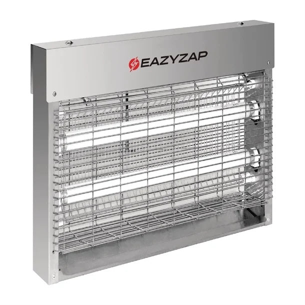 Eazyzap Brushed Stainless Steel bug zapper - 8W FP983-A Mattys