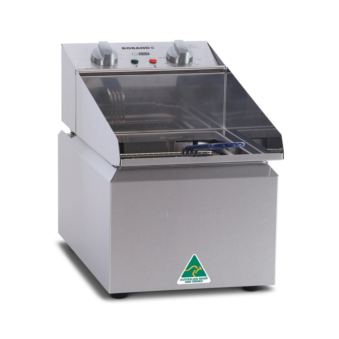 Bench Top Fryers Roband Countertop Single Pan Fryer 8L - FR18 Mattys