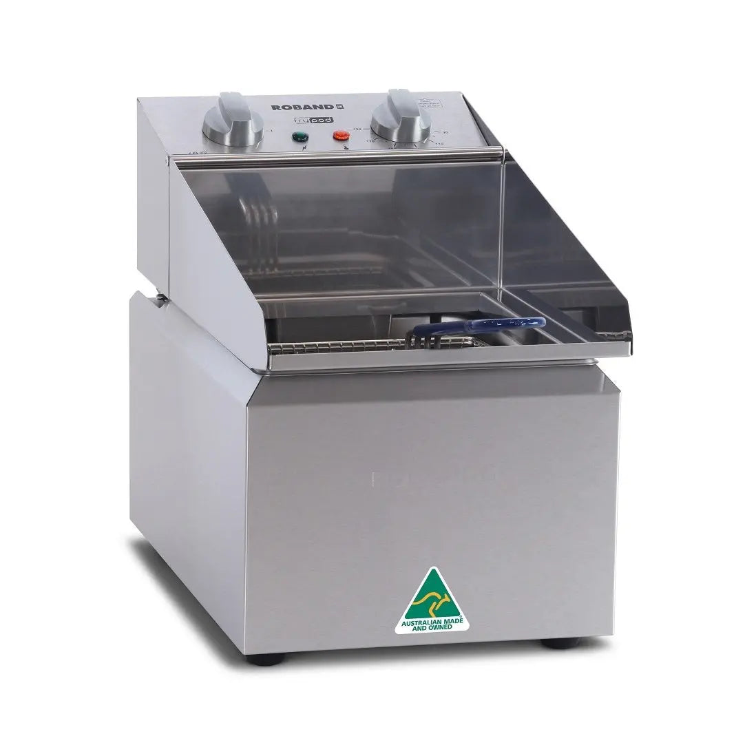 Bench Top Fryers Roband Countertop Single Pan Fryer 8L - FR18 Mattys