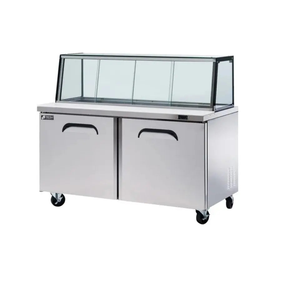 FRESH GLASS CANOPY SALAD & NOODLE BAR FRIDGE 2 DOORS - FSU-60GC Mattys