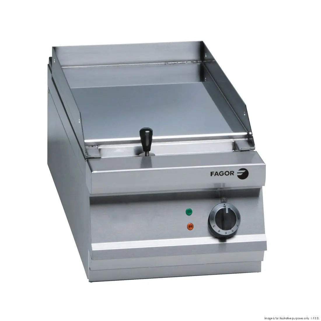 F.E.D. Fagor 900 Series Electric Chrome 1 Zone Griddle FTE-C9-05L Mattys