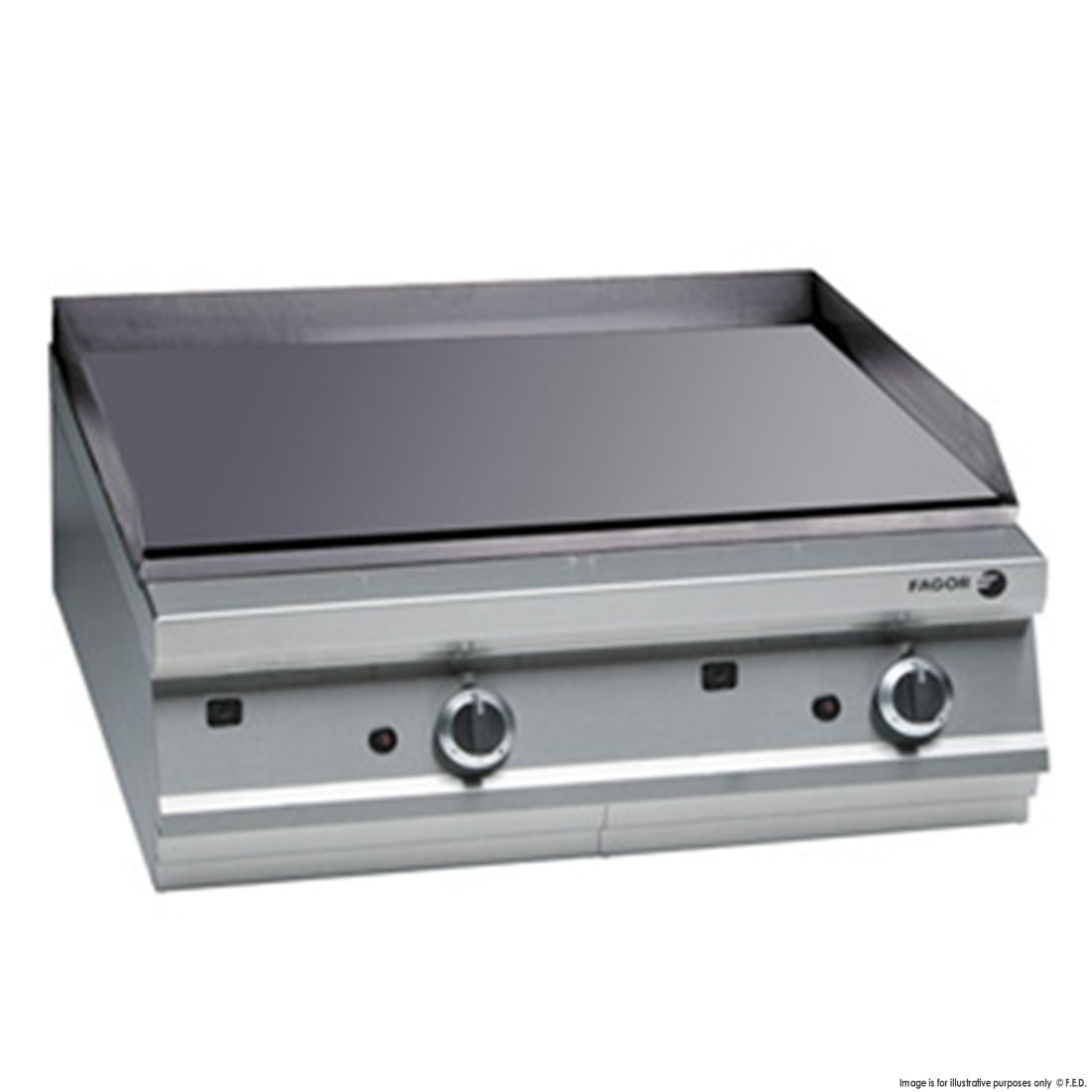 F.E.D. Fagor 900 series natural gas chrome 2 zone fry - FTG-C9-10L Mattys