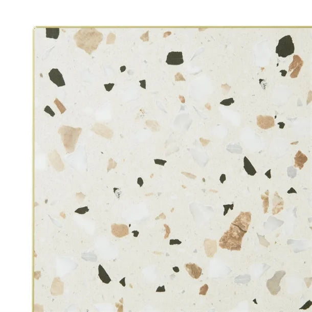 Benchtop Bolero Terrazzo Style Square Table 700x700mm - FU519 Bolero