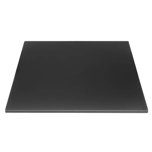 Bolero Matte Black Square Outdoor Table Top 700mm FU530 Mattys