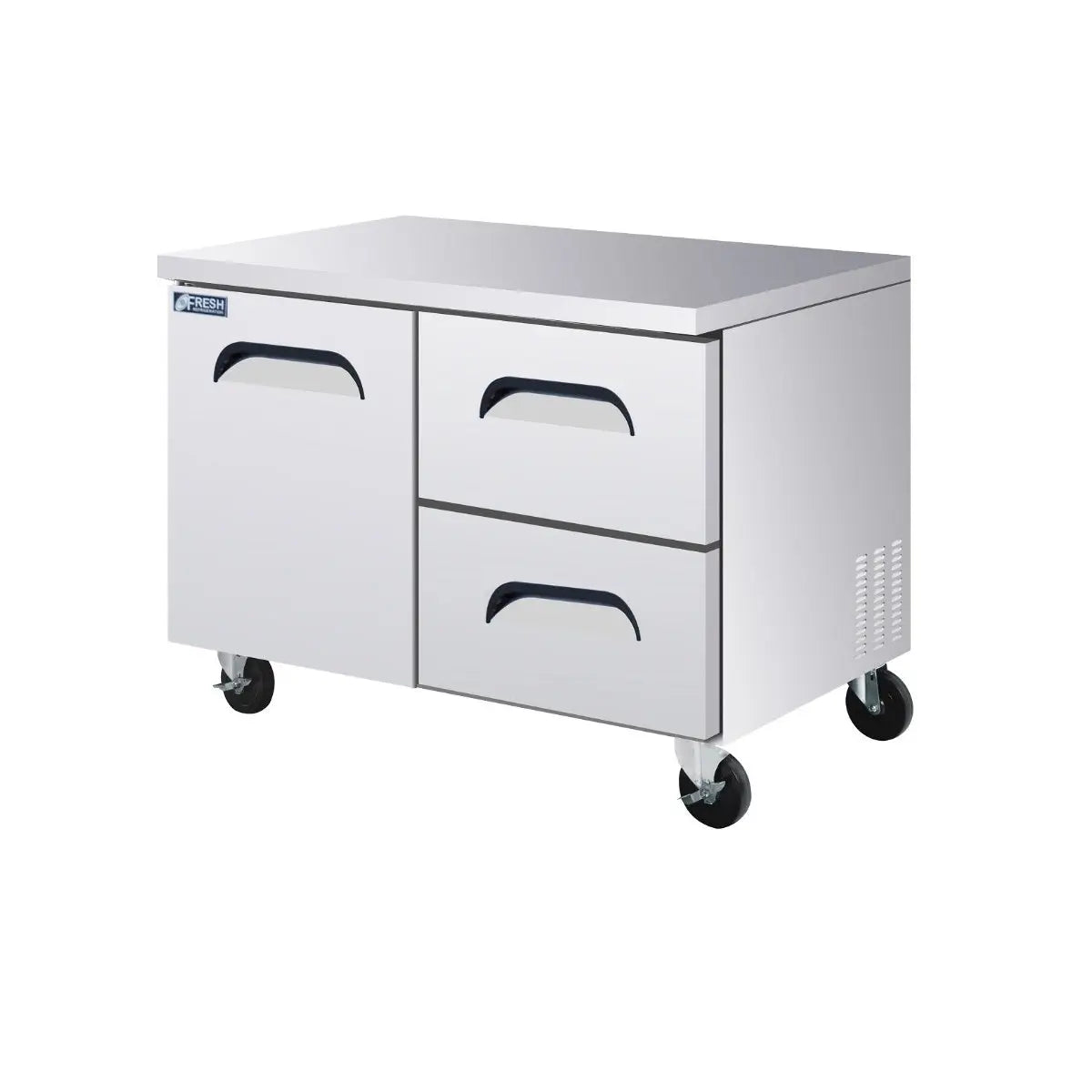 Refrigeration Fresh Rear Mount Underbench Fridge 4 Drawer 1227mm Wide - FUR-48-D4 Mattys