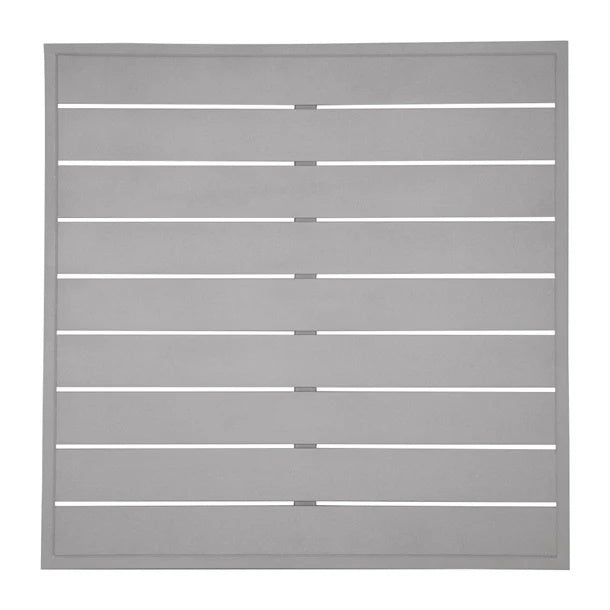 Bolero Aluminium Square Table Top Light Grey 700mm FW598 Mattys