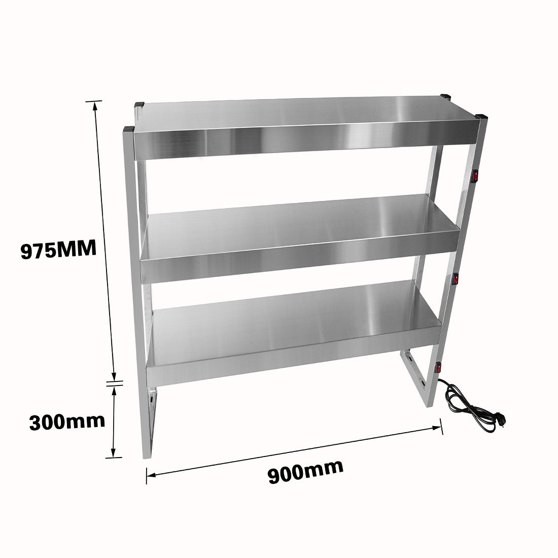 Benchstar Commercial Food Warmer with 6 Lamps – FW6L-093 Benchstar