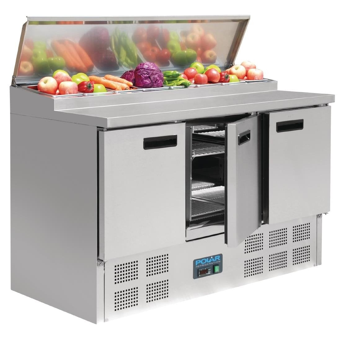 Polar G-Series Pizza Prep Counter Fridge 390Ltr - G605-A Mattys