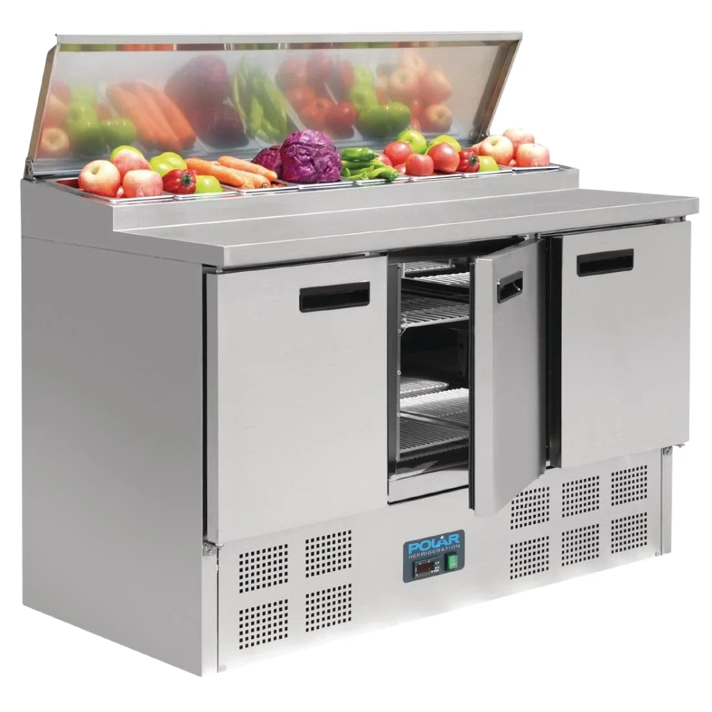 Polar G-Series Pizza Prep Counter Fridge 390Ltr - G605-A Mattys