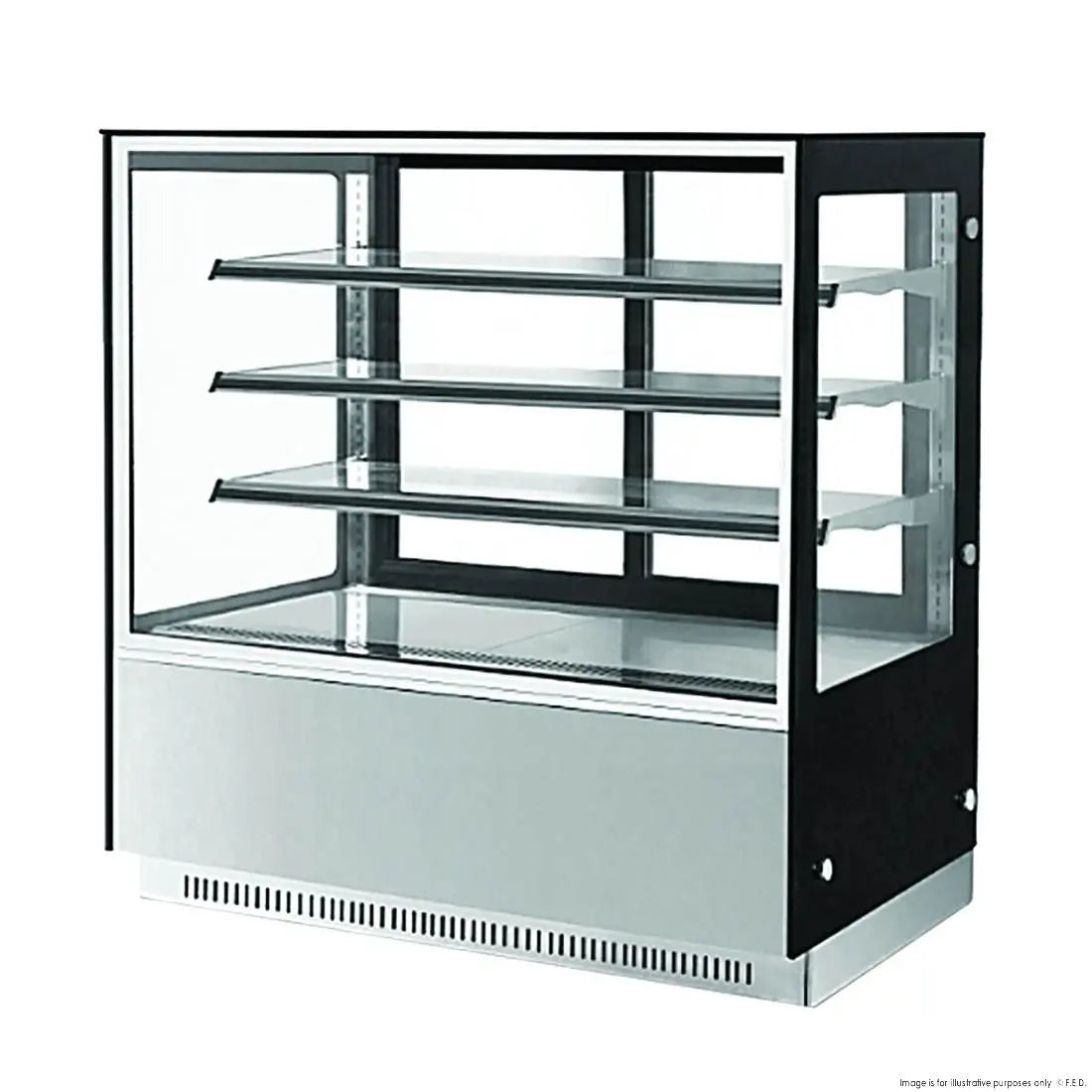 Cake Displays F.E.D. Bonvue Modern 3 Shelves Cake or Food Display GAN1200RF3 Mattys