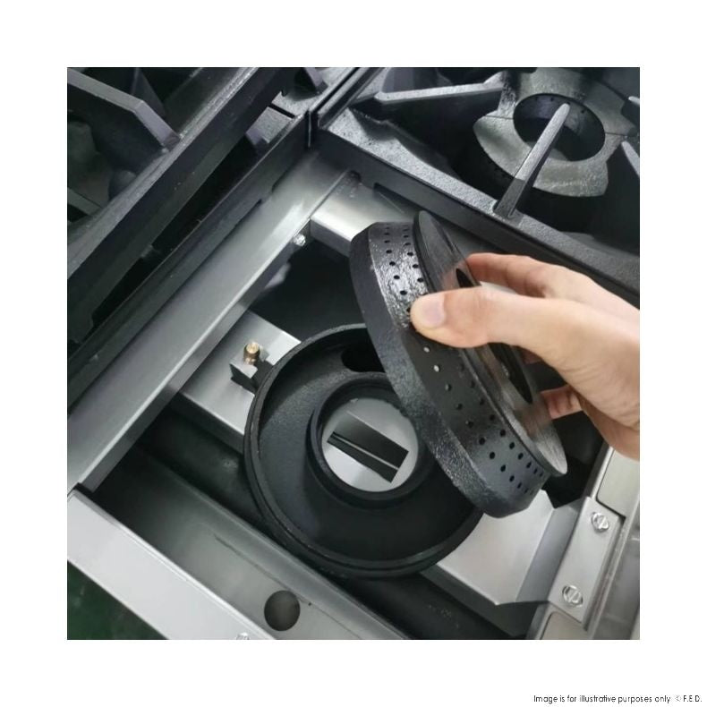 Cook Tops F.E.D Gasmax-GBS6TS 6 Burner With Oven Flame Failure - GBS6TS Mattys
