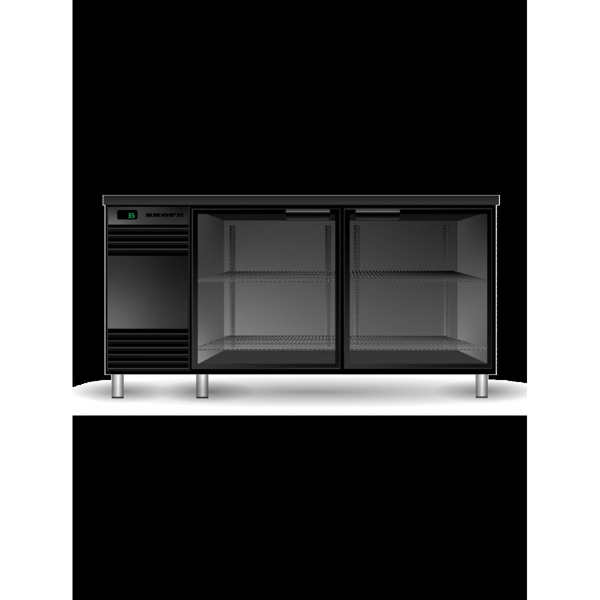 SKOPE GC.2.GSW - Glass Chiller 2 Door Mattys