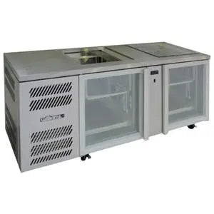 Glass Chiller - Two Door Spring Loaded Glass ChillerGC2UGDSL - GC2UGDSL Mattys