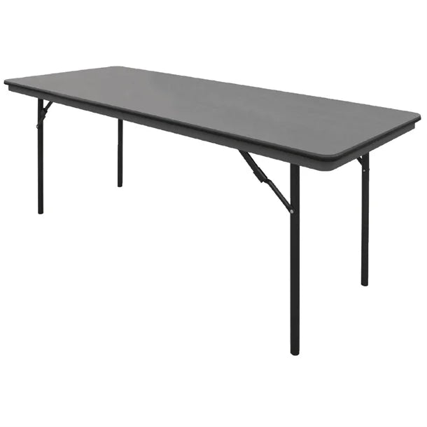 Cleaning Products Bolero ABS Folding Banquet Rectangular Table 6ft Grey - GC596 Bolero