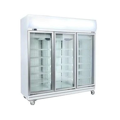 Bromic Upright 3 Glass Door Chiller w/Lightbox 1507L - GD1500LF Mattys