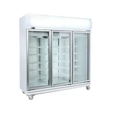 Bromic Upright 3 Glass Door Chiller w/Lightbox 1507L - GD1500LF Mattys
