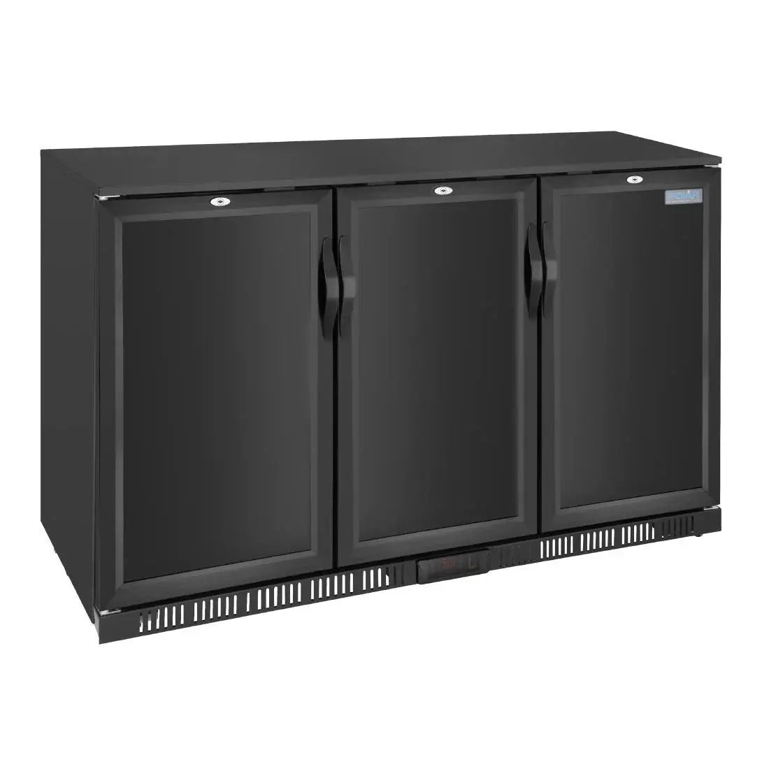 Polar G-series 850mm Triple Door Back Bar Cooler Solid Door 320 Ltr GE999-A Mattys