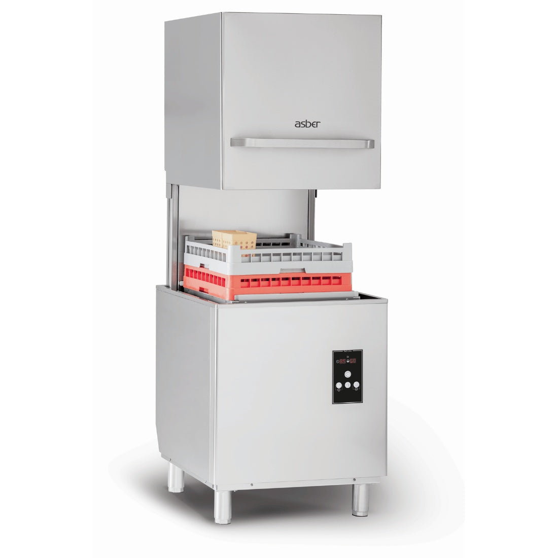 F.E.D Asber GE-H500DD Tech Line Pass-through Hood Type Dishwasher Mattys