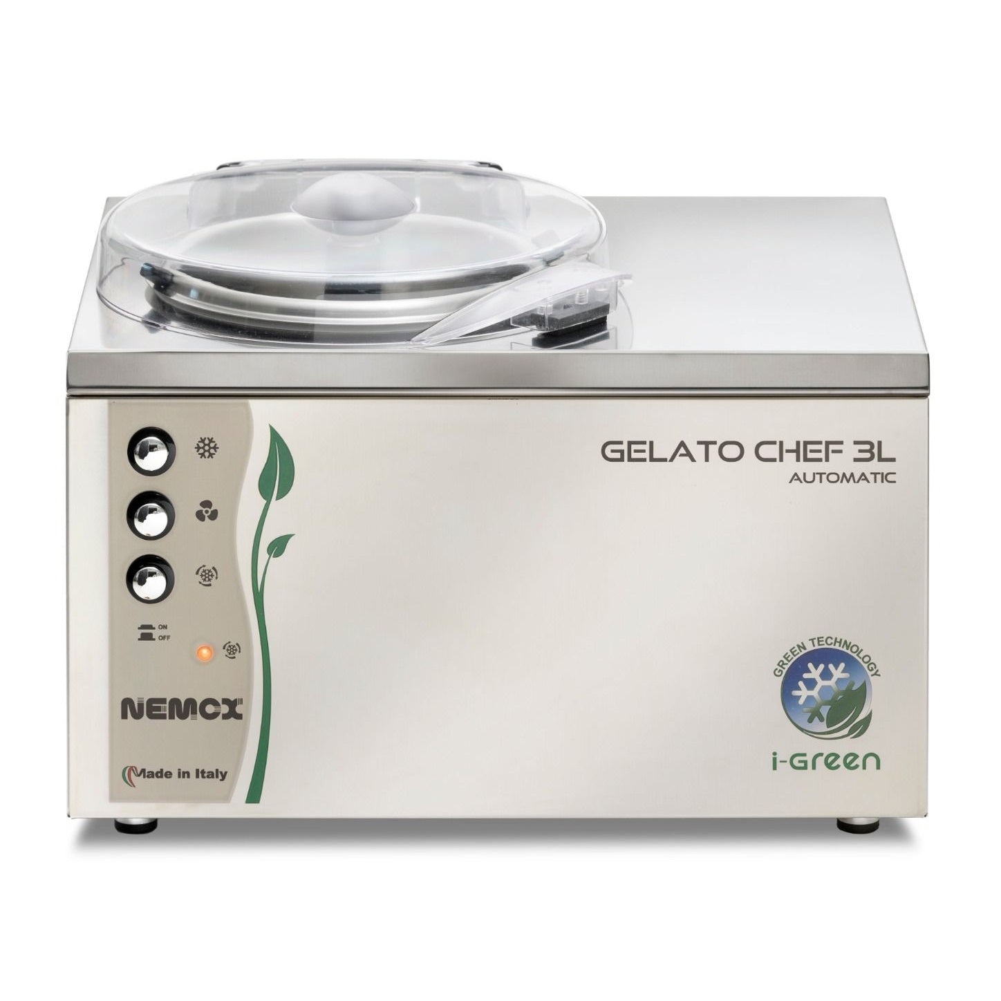 Nemox GELATO CHEF 3L AUTO I-GREEN BENCHTOP ICE CREAM MACHINE - 3L AUTO I-GREEN Mattys