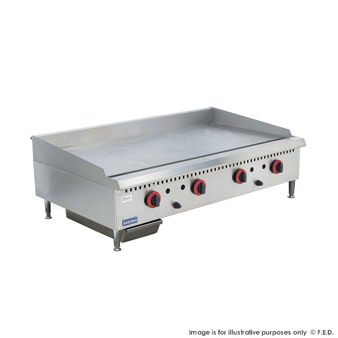 F.E.D. Gasmax GG-48 Four burner NG Griddle Top Mattys