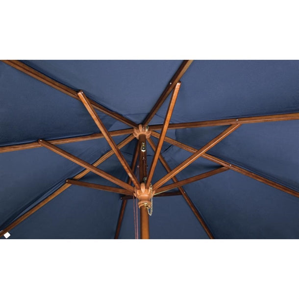 Outdoor Bolero Round Outdoor Umbrella 3m Diameter Navy Blue - GG497 Bolero