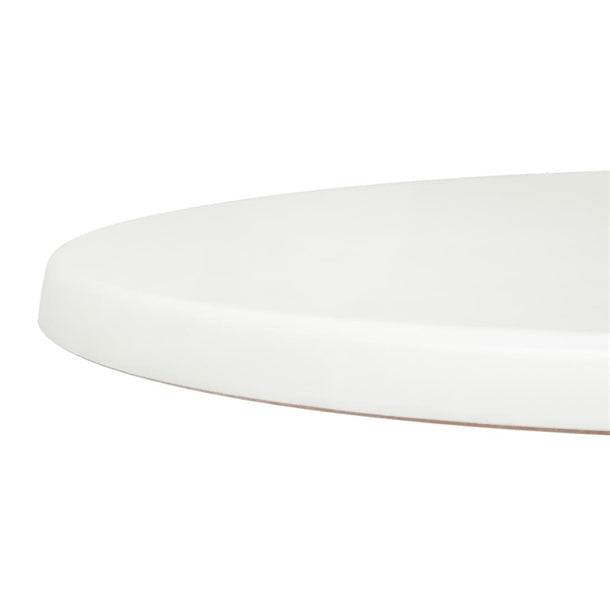 Benches Bolero Round Table White 600mm - GG645 Bolero