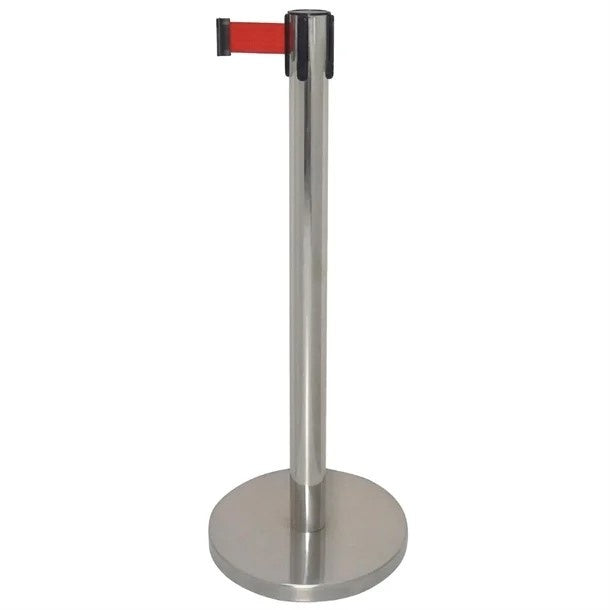 Bolero Polished Red Strap Barrier St/St - 3m GG723 Mattys