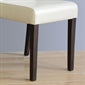 Shelving Bolero Faux Leather Dining Chairs Cream (Pack of 2) - GH444 Bolero