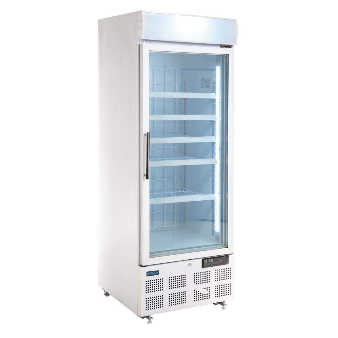 Polar G-Series Upright Display Freezer White 412Ltr - GH506-A Mattys